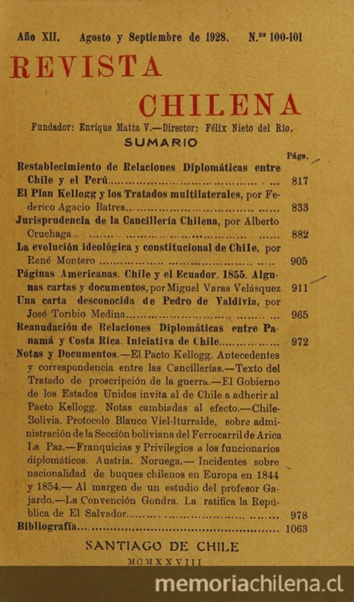 Revista Chilena (1917-1930)