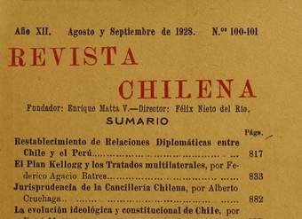 Revista Chilena (1917-1930)