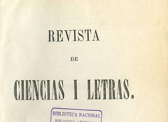 La Revista de Ciencias i Letras (1857)