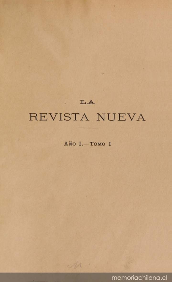 La Revista Nueva (1900-1903)