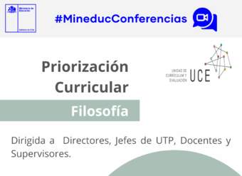 Conferencia virtual: Priorización Curricular: Filosofía