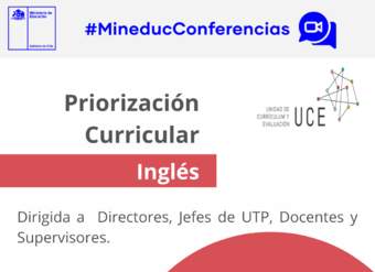 Conferencia virtual: Priorización Curricular Inglés