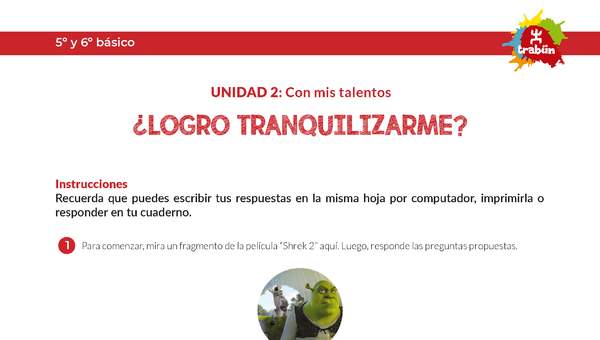 ¿LOGRO TRANQUILIZARME?