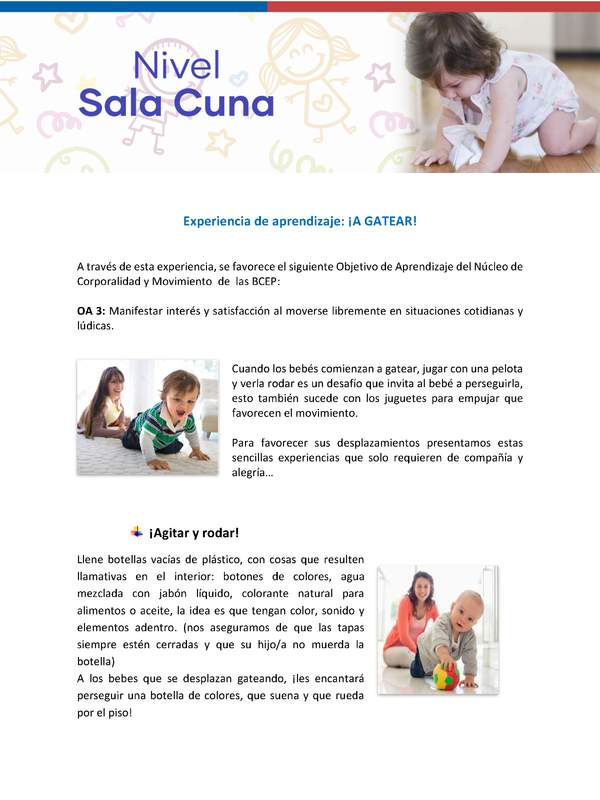 Experiencia Educativa: a gatear