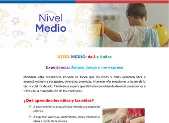 Experiencia educativa: Amaso, juego y me expreso