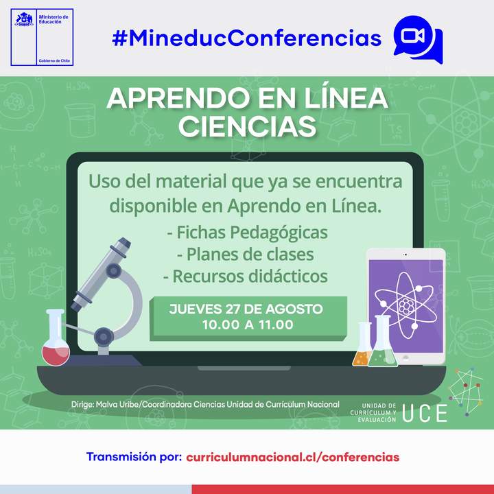 Conferencia en línea: Aprendo en línea Ciencias