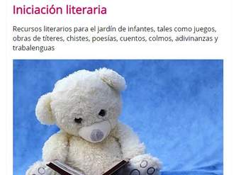 Iniciación literaria