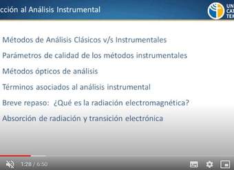 Química analítica – introducción a los métodos instrumentales, UCT.