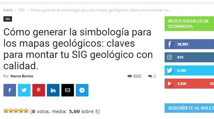 Cómo generar la simbología para los mapas geológicos, Geo innova.