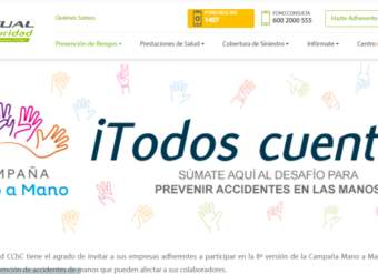 Mutual de Seguridad. Campaña mano a mano 2018. Fichas construcción