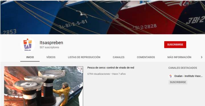 Itsaspreben. Videos técnicas de pesca