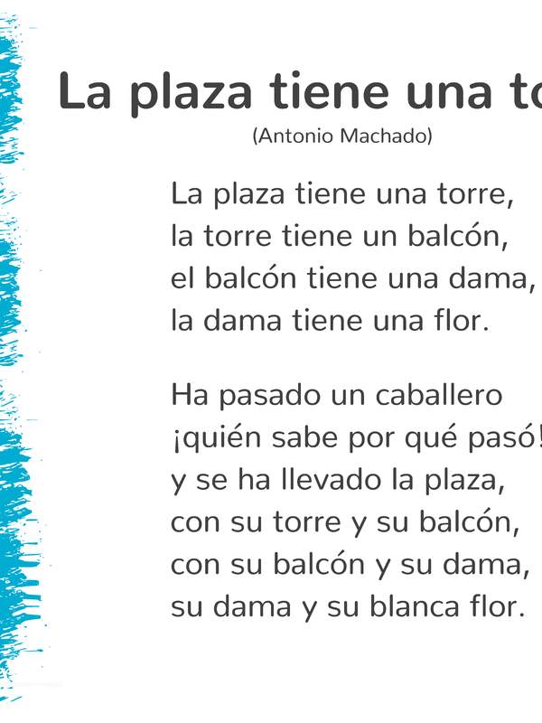 La plaza tiene una torre