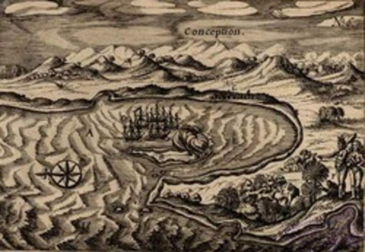 Ciudad de Concepción en 1600