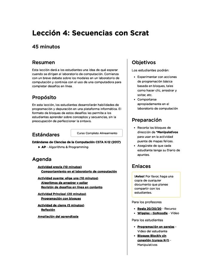 Lección 4: Secuencias con Scrat