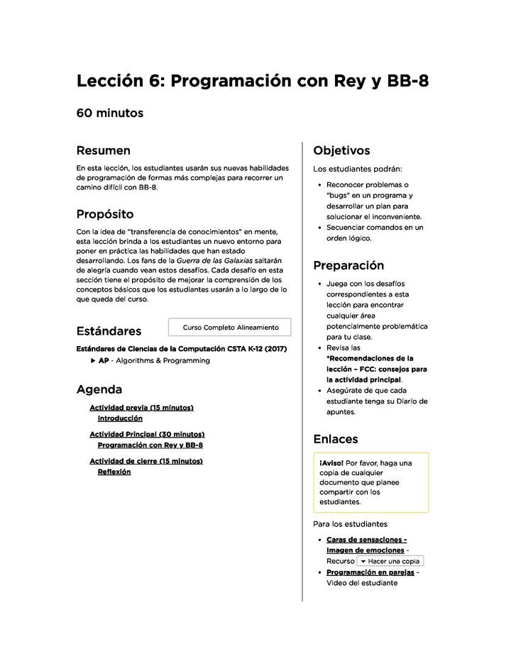 Lección 6: Programación con Rey y BB-8