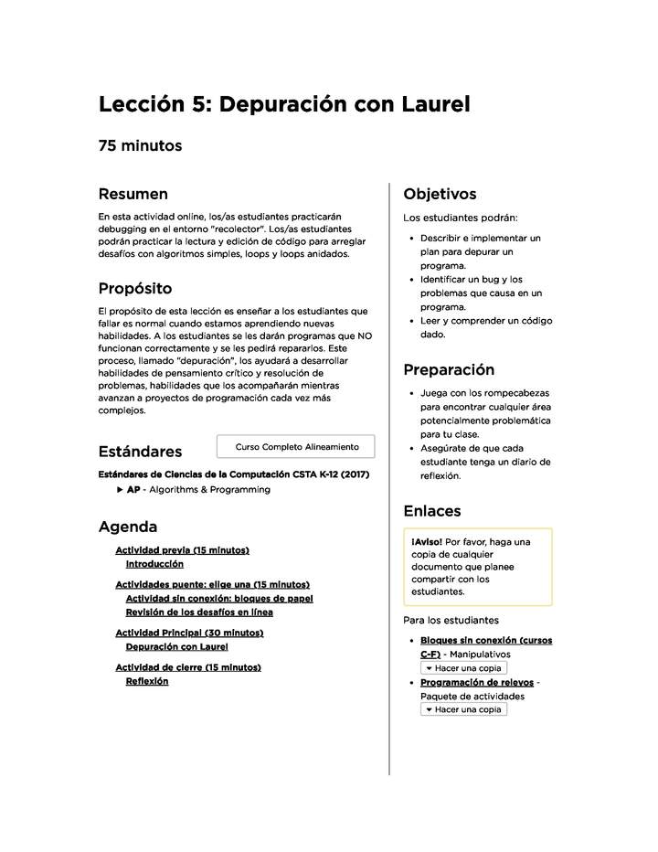 Lección 5: Depuración con Laurel