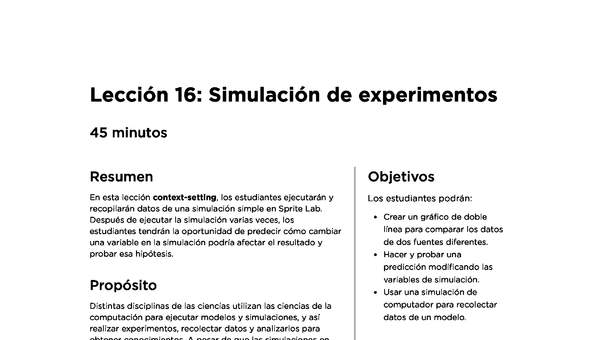 Lección 16: Simulación de experimentos