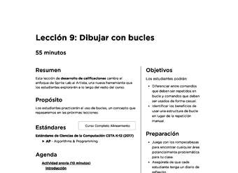 Lección 9: Dibujar con bucles