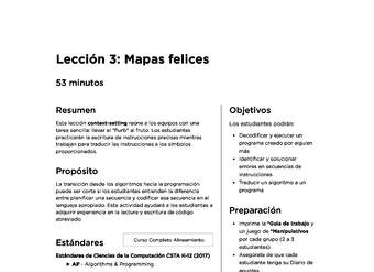 Lección 3: Mapas felices