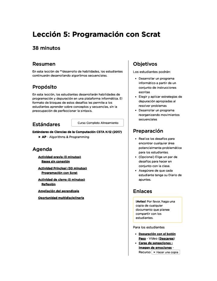 Lección 5: Programación con Scrat