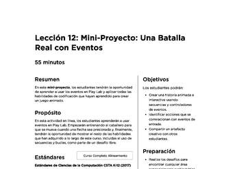 Lección 12: Mini-Proyecto: Una Batalla Real con Eventos