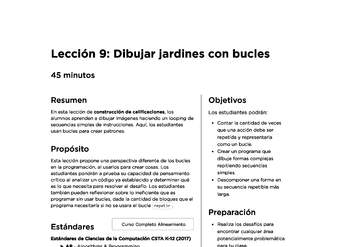 Lección 9: Dibujar jardines con bucles