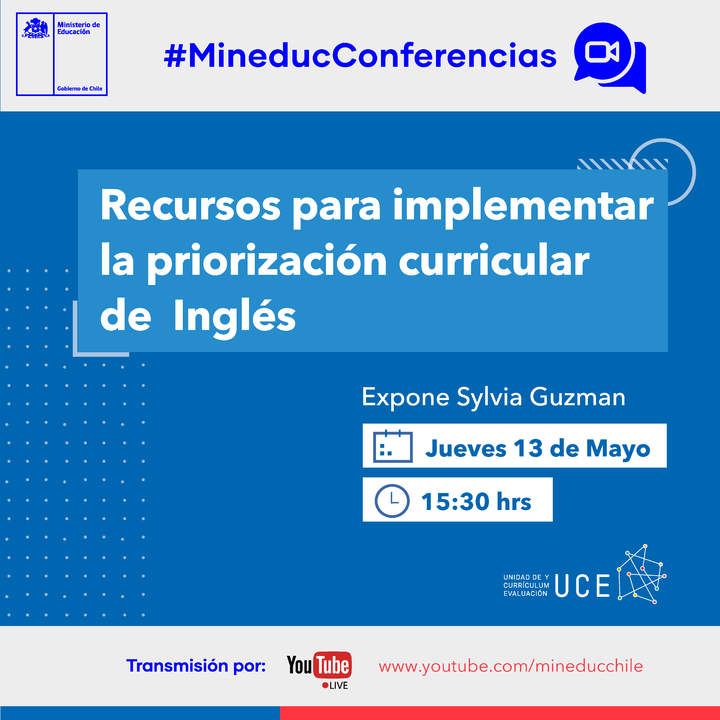 Conferencia: Recursos de aprendizaje para implementar la Priorización de Inglés