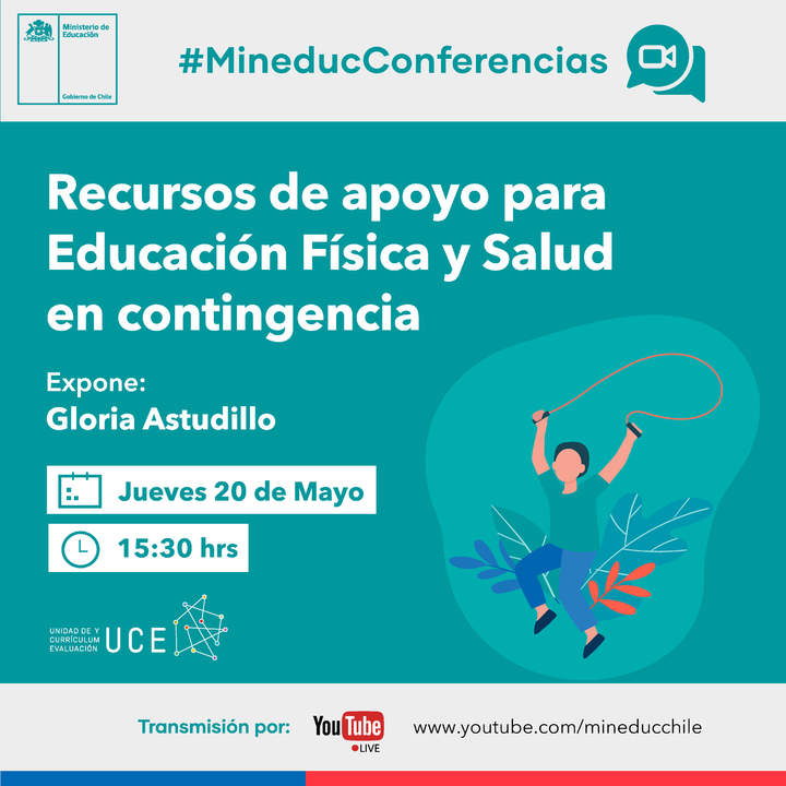 Conferencia: Recursos de de apoyo al aprendizaje para Educación Física y salud en contingencia