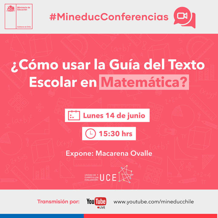 Conferencia: ¿Cómo usar la Guía del Texto Escolar en Matemática?