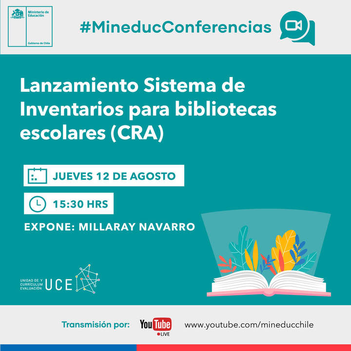 Conferencia: Lanzamiento Sistema de Inventarios para bibliotecas escolares (CRA)