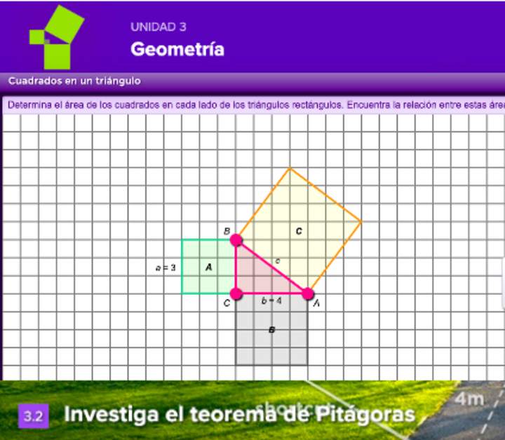 Investigar el teorema de Pitágoras