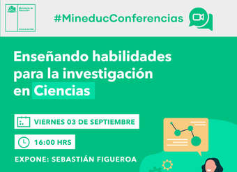 Conferencia: Enseñando habilidades para la investigación en Ciencias