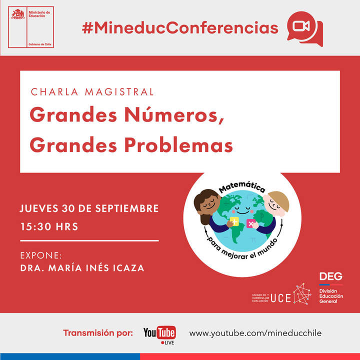 Conferencia: Grandes Números, Grandes Problemas