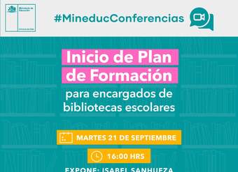 Inicio de Plan de Formación para encargados de bibliotecas escolares