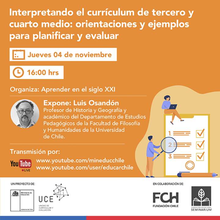 Interpretando el currículum de 3° y 4° medio: Orientaciones para planificar y evaluar