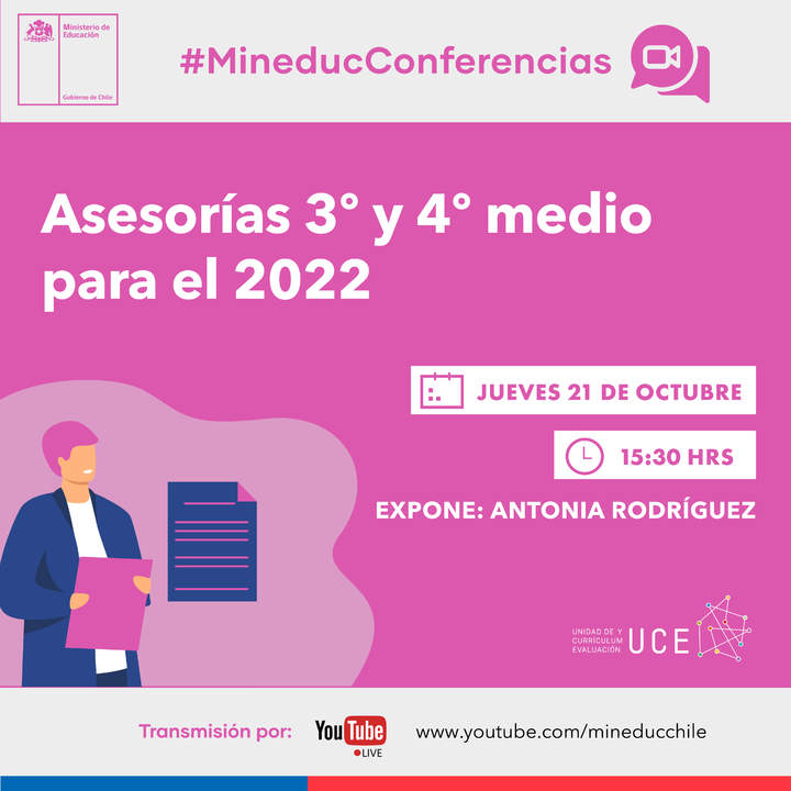 Asesorías 3° y 4° medio para el 2022