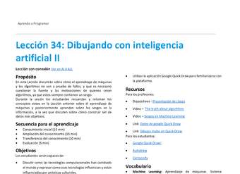 Unidad 2 - Lección 34: Dibujando con inteligencia artificial II