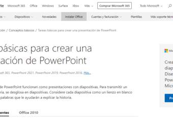 support.microsoft: Tareas básicas para una presentación de PowerPoint