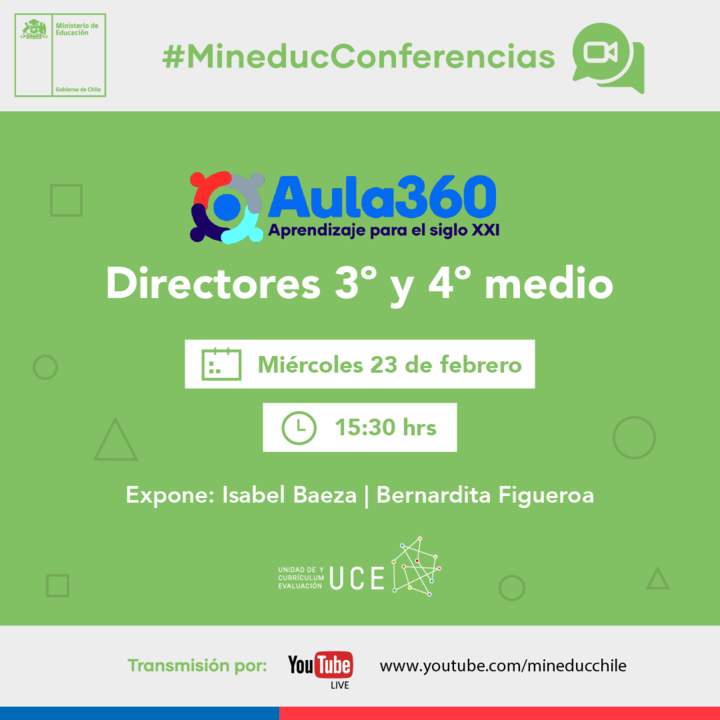 Aula360: presentación para directores 3º y 4º Medio