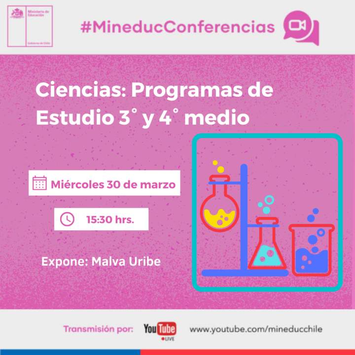 Ciencias: Programas de Estudio 3° y 4° medio