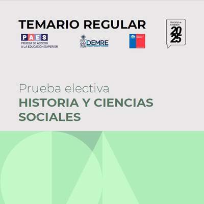 PAES Electiva Historia y Ciencias Sociales