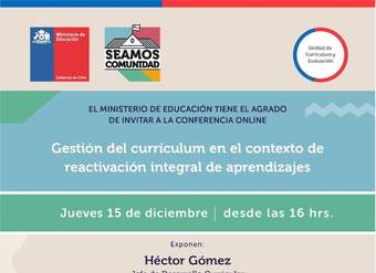 Video Conferencia: Gestión del currículum en la actualización de la priorización curricular