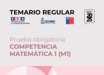 Temario PAES Regular Competencia Matemática 1