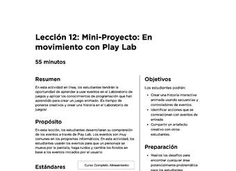 Lección 13: Proyecto de fin de curso