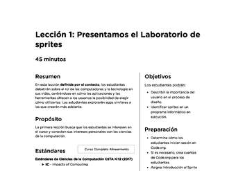 Lección 01: Presentamos el Laboratorio de sprites