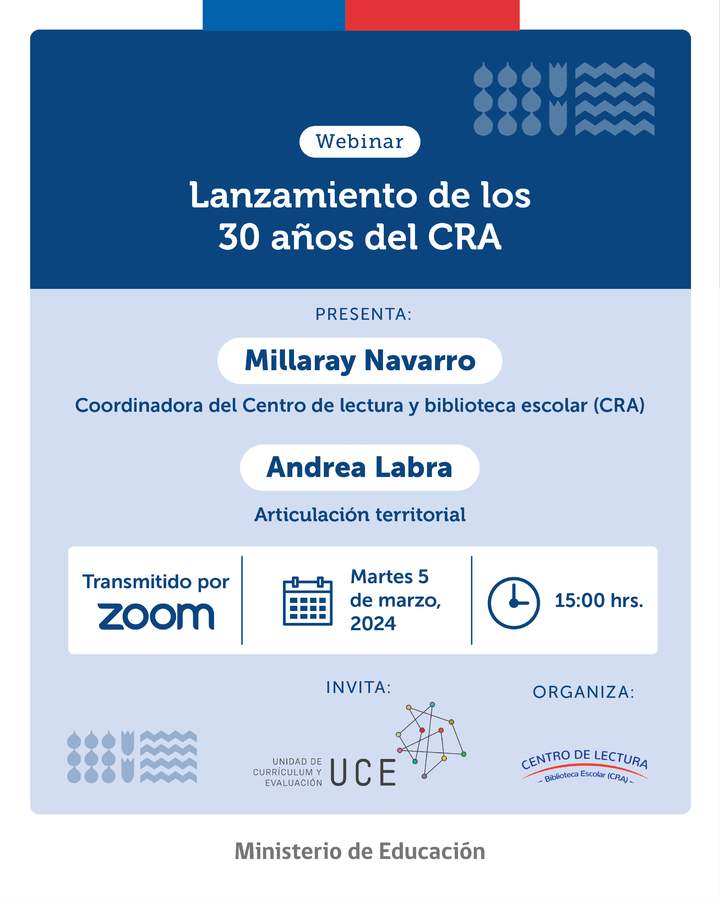 Lanzamiento de los 30 años del CRA