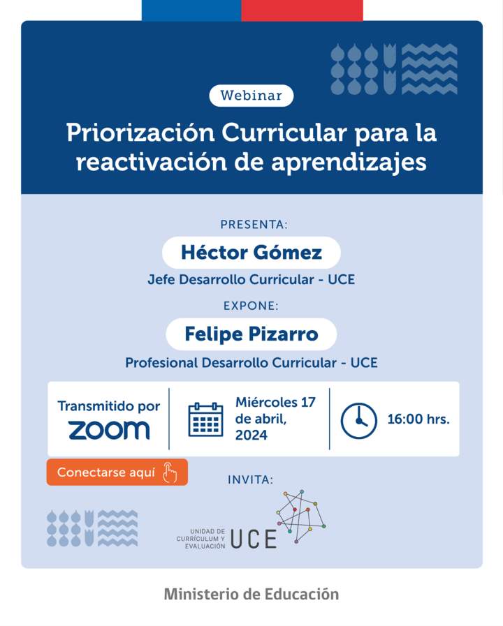 Priorización Curricular para la reactivación de aprendizajes