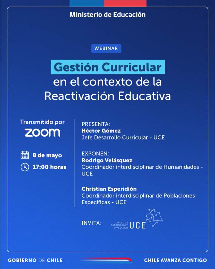 Gestión Curricular en el contexto de la reactivación educativa