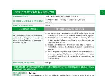 Identificación de simbología y nomenclatura de planos de alcantarillado