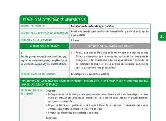 Prueba de presión para verificación hermeticidad y calidad de la red de agua potable